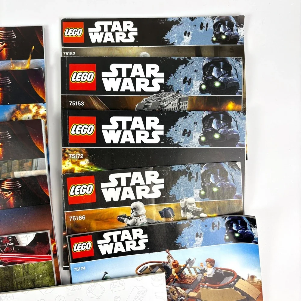 Lego Star Wars Lot of 20 Instruction Manuals Books 6209 7257 8097 75100 READ/SEE